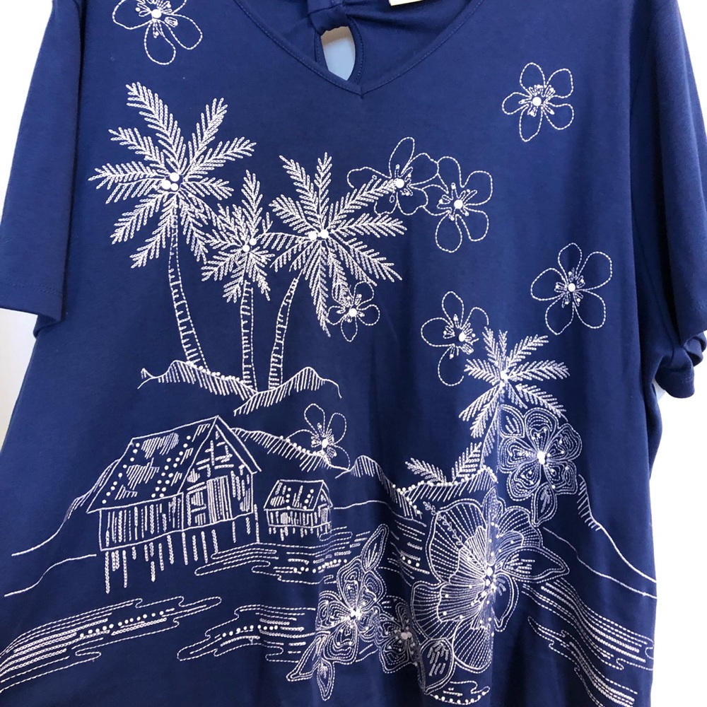 Alfred Dunner Tropical Top